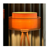 Duolla - Podna lampa WOOD BOHO 1xE27/15W/230V prečnik 45 cm bakarna/braon/bež