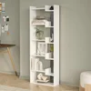 HANAH HOME Polica za knjige Palermo White Anthracite