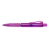 Kemični svinčnik, 1 mm, XB, potisni mehanizem, fuksija ohišje peresa, FABER-CASTELL Poly Ball View Aurora, moder