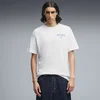 Graphic PUMA Cafe Relaxed Tee Men, Clothing, White, XS