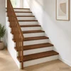 Vidaxl Stopnice 16 kos 70 x 30 x 2 cm Temno rjava Masivno hrastovo les