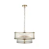 Endon 110944 - Luster na lancu RIDGETON 5xE14/6W/230V mesing