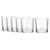 Set of 6 drinking glasses, made from glass, 360 ml, Indro - Borgonov