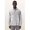 AllSaints srajca moška denim ALBIN