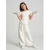 Sinsay - Wide leg farmerke - krem