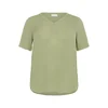 KAFFE CURVE Bluza Ami pastelno zelena