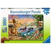 Ravensburger Puzzle Živali na napajališču XXL 100 kosov
