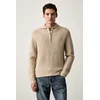 G-Star pulover moški z dodatkom volne Polo collar half zip