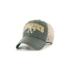 Kapa s šiltom 47 brand MLB Oakland Athletics zelena barva, B-TSCLA18LAP-BTB