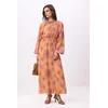 Trendyol Modest Ženska haljina Tctss26Eb00124, Narandžasta