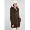 Womens Sherpa jacket brown