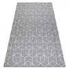 eoshop Preproga FLAT 48655/637 SISAL - 3d kocka ( - Velikost: 160x230 cm)