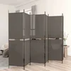 vidaXL Paravan 6-delni antraciten 300x180 cm blago