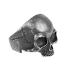 Prstan ETNOX - Gun Metal Skull - SR1131O