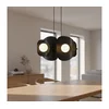 Luster na sajli ELEMENTI 4xG9/8W/230V crna