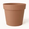 Saksija Melrose fi50/ sa prstenom/moka boja