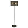 Searchlight EU2832-2BK - Podna lampa FISHNET 2xE27/60W/230V crna