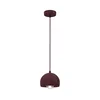 Luster na lanku SOOL 1xE27/15W/230V prečnika 15 cm bordo