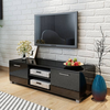 VIDAXL TV omarica (120x40.3x34.7cm), visoki sijaj črna