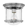 Quintiesse QN-HADRIAN-MINI-F-CM-CLEAR -Spoljašnje plafonsko svetlo HADRIAN 1xE27/60W/230V IP44