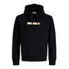 JACK & JONES Majica JJMUNK oranžna / črna / bela