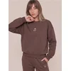 Sinsay - Crewneck duks sa motivom mede - braon