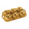 NordicWare Obrazec za šest malih zlatih tort HERITAGE