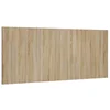 Vidaxl Posteljno vzglavje sonoma hrast 200x1,5x80 cm konstruiran les