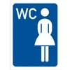 Nalepnica A7 WC ženski 4276