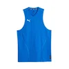 PUMA Funkcionalna majica Hoops Team  modra / bela