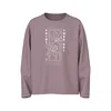 Name It majica DR 13234709 NKFVEEN LS RLX TOP D vijolična 122/128