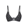 Trendyol Bikini zgornji del črna / bela