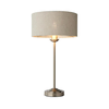 Endon 100646 - Stona lampa HIGHCLERE 1xE14/7W/230V bež/mat hrom