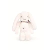 Doudou Plišasti zajček z rutko bel 35 cm