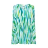 ONLY Carmakoma Bluza LISSETA modra / zelena