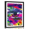 Plakat s paspartujem človeško oko v pop art stilu - 30x45 no frame