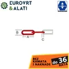 Plastična veriga 6mm, rdeče bela