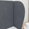Uši uzglavlja Siva nijansa 40 x 23 x 6 cm Baršun