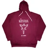 Nirvana In Utero Outline Maroon Red L Kapuco