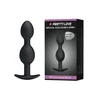 Butt plug sa kuglicama, 12.5cm, Crni