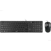 Genius SlimStar C126 Komplet tipkovnice in miške, žični, CZ+SK postavitev, USB, tipka Copilot, črna