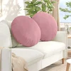 Jastučići za sjedenje 2 pcs Ružičasta O 80 x 29 cm Baršun