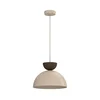 Viseči lestenec NEVIS 1xE27/15W/230V, premer 29 cm, bež
