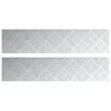 Stepenica Pravokutni 2 pcs Srebrno 90 x 20 cm Aluminij