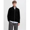 JACK & JONES Pletena jopa JPRBLAMILANO STITCH črna