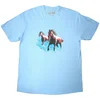 Bob Seger Horses (Back Print) Light Blue L Majica
