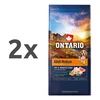 Ontario Adult Medium - bela riba in rjavi riž 2 x 12 kg