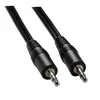 Zvočni kabel LOGO Economy Jack 3,5 mm - moški/moški, 1,2 m, črn - razprodaja