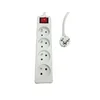 MicroConnect MC-PSOO040150FRW Podaljšek s 4 vtičnicami 1,5 m bel