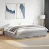 Okvir za krevet s LED svjetlima boja hrasta 180 x 200 cm drveni